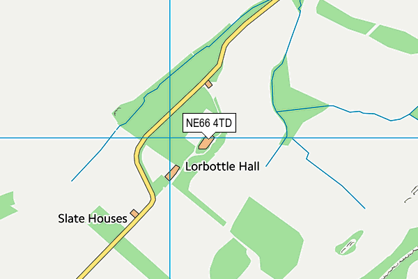 NE66 4TD map - OS VectorMap District (Ordnance Survey) NE66 4TD map - OS VectorMap District (Ordnance Survey)