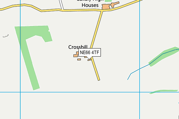 NE66 4TF map - OS VectorMap District (Ordnance Survey) NE66 4TF map - OS VectorMap District (Ordnance Survey)