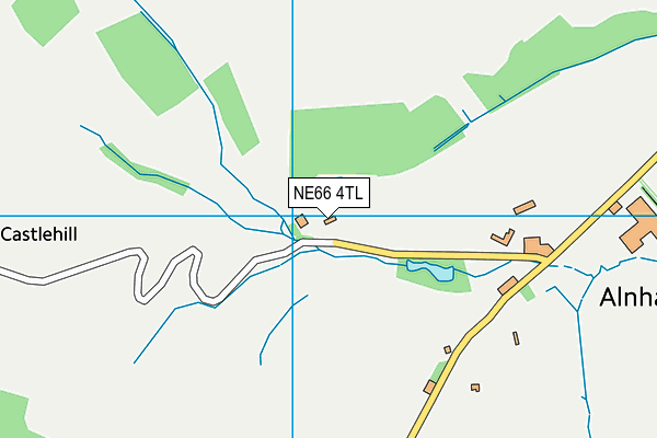 NE66 4TL map - OS VectorMap District (Ordnance Survey) NE66 4TL map - OS VectorMap District (Ordnance Survey)