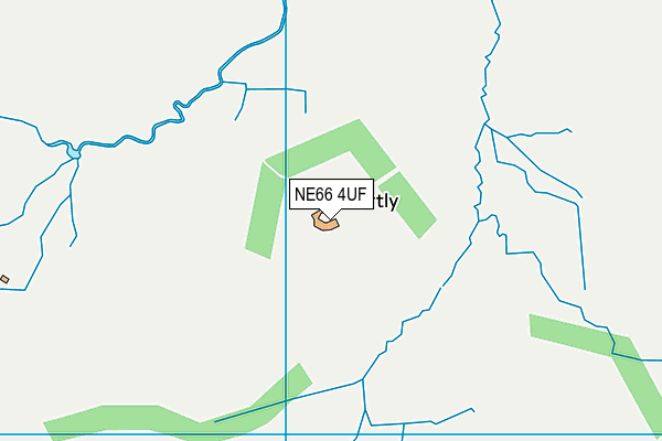 NE66 4UF map - OS VectorMap District (Ordnance Survey) NE66 4UF map - OS VectorMap District (Ordnance Survey)