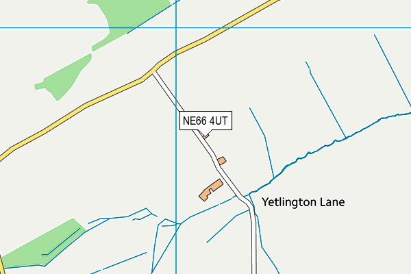 NE66 4UT map - OS VectorMap District (Ordnance Survey) NE66 4UT map - OS VectorMap District (Ordnance Survey)