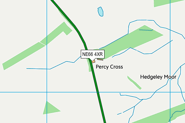 NE66 4XR map - OS VectorMap District (Ordnance Survey) NE66 4XR map - OS VectorMap District (Ordnance Survey)