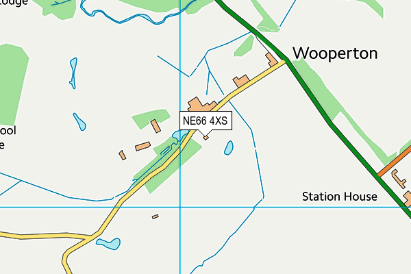 NE66 4XS map - OS VectorMap District (Ordnance Survey) NE66 4XS map - OS VectorMap District (Ordnance Survey)