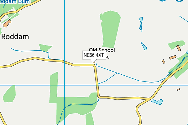 NE66 4XT map - OS VectorMap District (Ordnance Survey) NE66 4XT map - OS VectorMap District (Ordnance Survey)