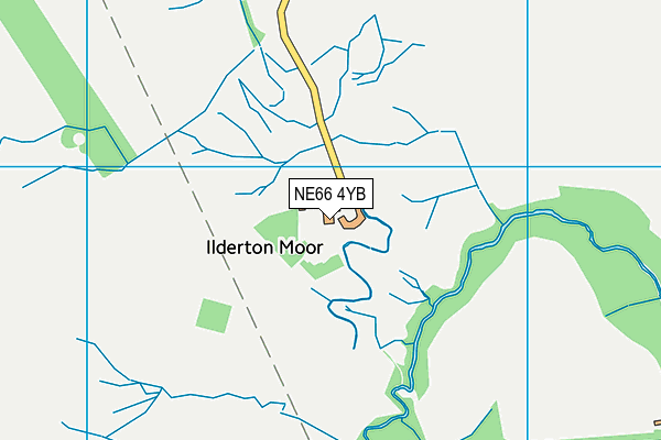 NE66 4YB map - OS VectorMap District (Ordnance Survey) NE66 4YB map - OS VectorMap District (Ordnance Survey)