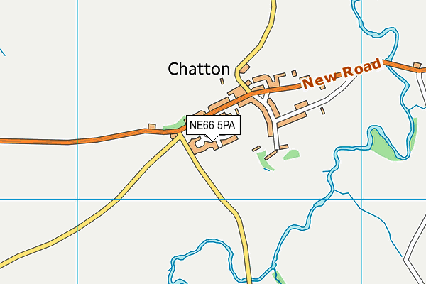 NE66 5PA map - OS VectorMap District (Ordnance Survey) NE66 5PA map - OS VectorMap District (Ordnance Survey)