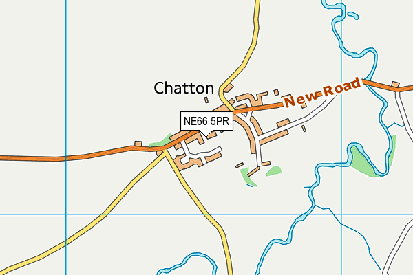 NE66 5PR map - OS VectorMap District (Ordnance Survey) NE66 5PR map - OS VectorMap District (Ordnance Survey)
