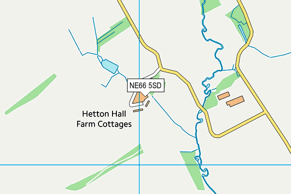 NE66 5SD map - OS VectorMap District (Ordnance Survey) NE66 5SD map - OS VectorMap District (Ordnance Survey)