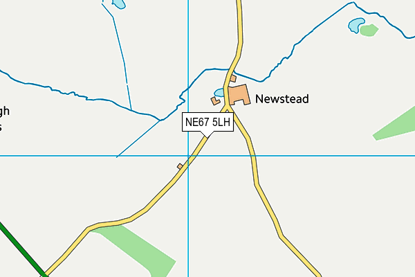 NE67 5LH map - OS VectorMap District (Ordnance Survey) NE67 5LH map - OS VectorMap District (Ordnance Survey)