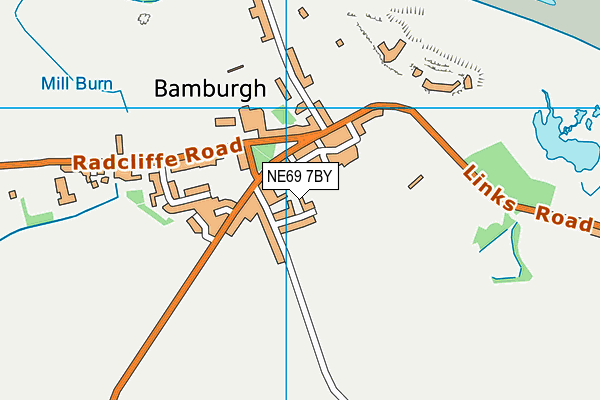 NE69 7BY map - OS VectorMap District (Ordnance Survey) NE69 7BY map - OS VectorMap District (Ordnance Survey)