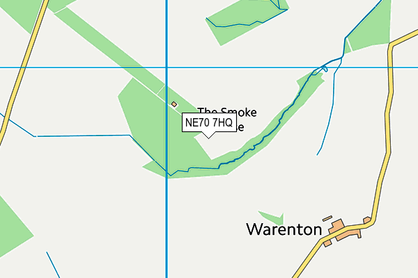 NE70 7HQ map - OS VectorMap District (Ordnance Survey) NE70 7HQ map - OS VectorMap District (Ordnance Survey)