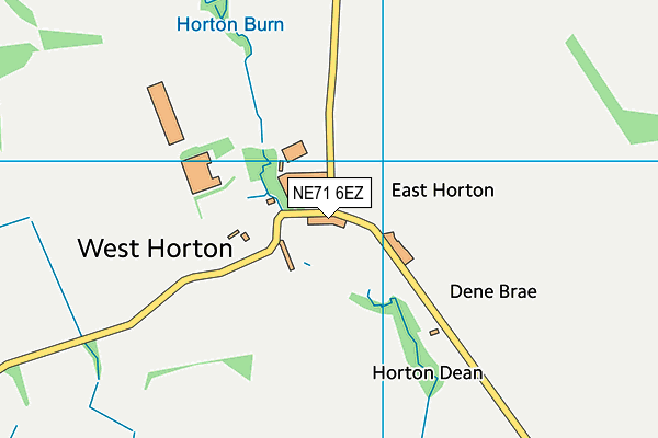 NE71 6EZ map - OS VectorMap District (Ordnance Survey) NE71 6EZ map - OS VectorMap District (Ordnance Survey)