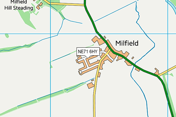 NE71 6HY map - OS VectorMap District (Ordnance Survey) NE71 6HY map - OS VectorMap District (Ordnance Survey)