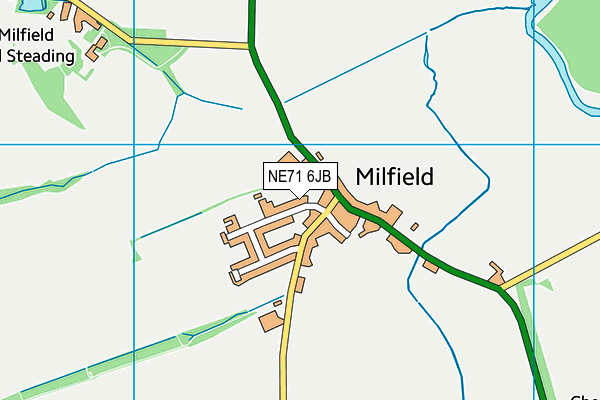 NE71 6JB map - OS VectorMap District (Ordnance Survey) NE71 6JB map - OS VectorMap District (Ordnance Survey)