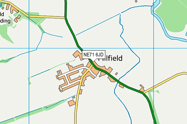 NE71 6JD map - OS VectorMap District (Ordnance Survey) NE71 6JD map - OS VectorMap District (Ordnance Survey)