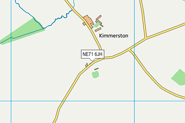 NE71 6JH map - OS VectorMap District (Ordnance Survey) NE71 6JH map - OS VectorMap District (Ordnance Survey)