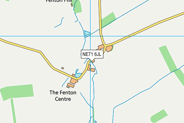 NE71 6JL map - OS VectorMap District (Ordnance Survey) NE71 6JL map - OS VectorMap District (Ordnance Survey)