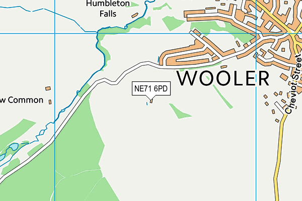 NE71 6PD map - OS VectorMap District (Ordnance Survey) NE71 6PD map - OS VectorMap District (Ordnance Survey)