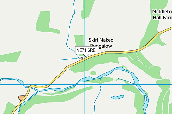 NE71 6RE map - OS VectorMap District (Ordnance Survey) NE71 6RE map - OS VectorMap District (Ordnance Survey)