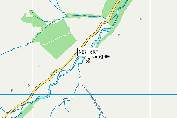 NE71 6RF map - OS VectorMap District (Ordnance Survey) NE71 6RF map - OS VectorMap District (Ordnance Survey)