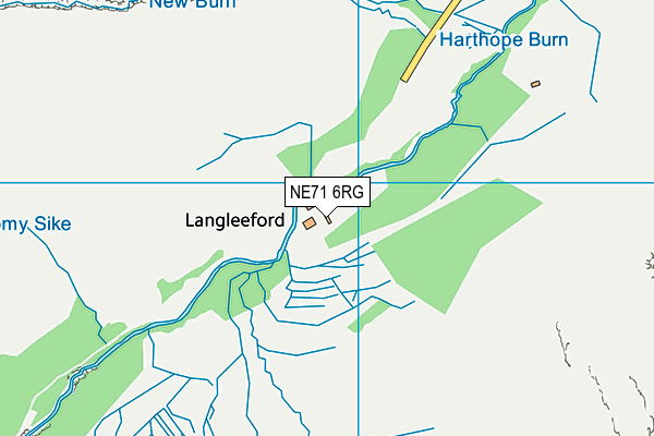 NE71 6RG map - OS VectorMap District (Ordnance Survey) NE71 6RG map - OS VectorMap District (Ordnance Survey)
