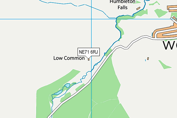 NE71 6RJ map - OS VectorMap District (Ordnance Survey) NE71 6RJ map - OS VectorMap District (Ordnance Survey)
