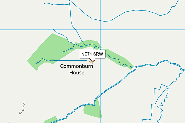 NE71 6RW map - OS VectorMap District (Ordnance Survey) NE71 6RW map - OS VectorMap District (Ordnance Survey)