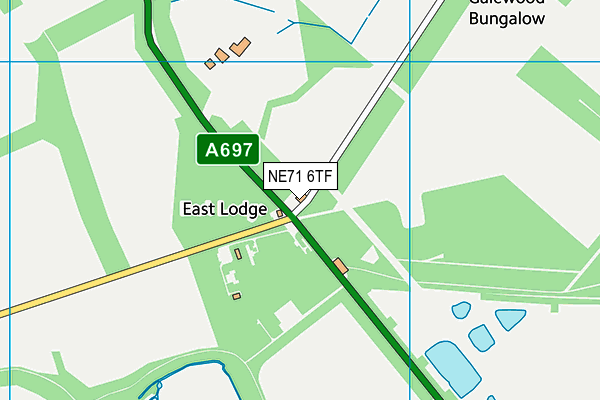 NE71 6TF map - OS VectorMap District (Ordnance Survey) NE71 6TF map - OS VectorMap District (Ordnance Survey)