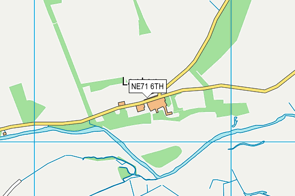 NE71 6TH map - OS VectorMap District (Ordnance Survey)