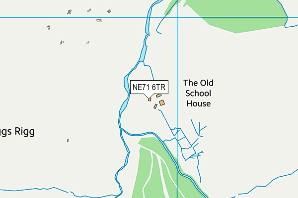NE71 6TR map - OS VectorMap District (Ordnance Survey) NE71 6TR map - OS VectorMap District (Ordnance Survey)