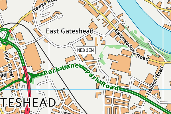 NE8 3EN map - OS VectorMap District (Ordnance Survey) NE8 3EN map - OS VectorMap District (Ordnance Survey)