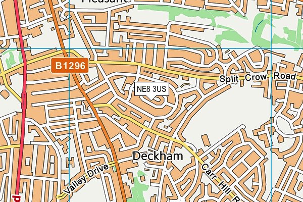 NE8 3US map - OS VectorMap District (Ordnance Survey) NE8 3US map - OS VectorMap District (Ordnance Survey)