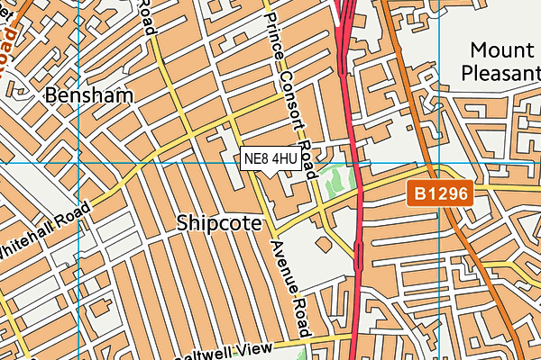 NE8 4HU map - OS VectorMap District (Ordnance Survey) NE8 4HU map - OS VectorMap District (Ordnance Survey)
