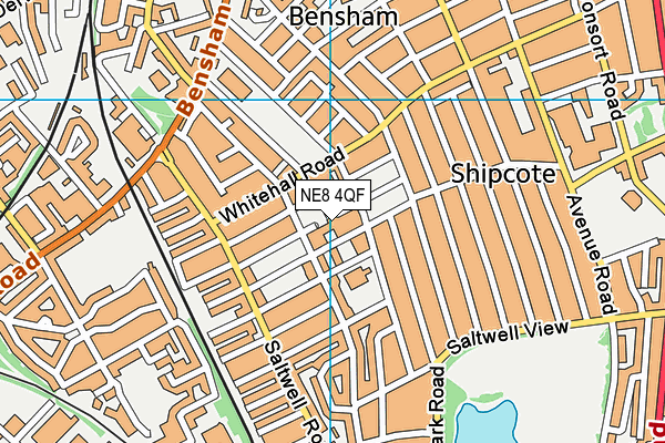 NE8 4QF map - OS VectorMap District (Ordnance Survey) NE8 4QF map - OS VectorMap District (Ordnance Survey)