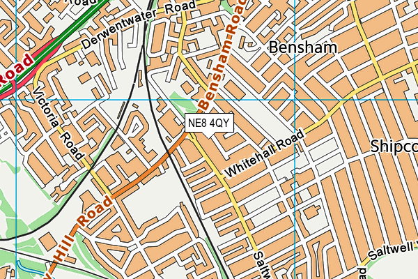 NE8 4QY map - OS VectorMap District (Ordnance Survey) NE8 4QY map - OS VectorMap District (Ordnance Survey)