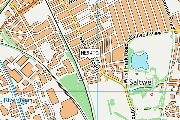 NE8 4TQ map - OS VectorMap District (Ordnance Survey) NE8 4TQ map - OS VectorMap District (Ordnance Survey)