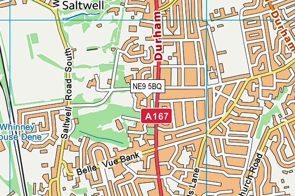 NE9 5BQ map - OS VectorMap District (Ordnance Survey) NE9 5BQ map - OS VectorMap District (Ordnance Survey)