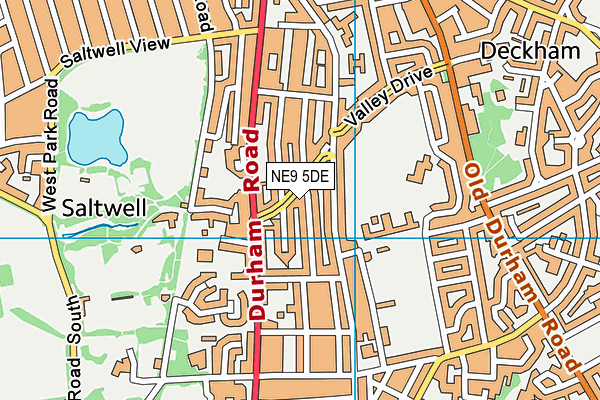 NE9 5DE map - OS VectorMap District (Ordnance Survey) NE9 5DE map - OS VectorMap District (Ordnance Survey)