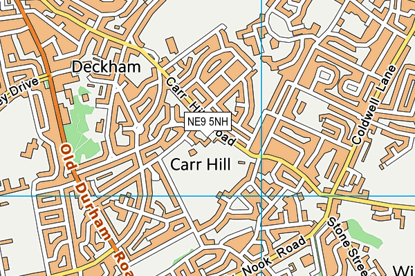 NE9 5NH map - OS VectorMap District (Ordnance Survey) NE9 5NH map - OS VectorMap District (Ordnance Survey)