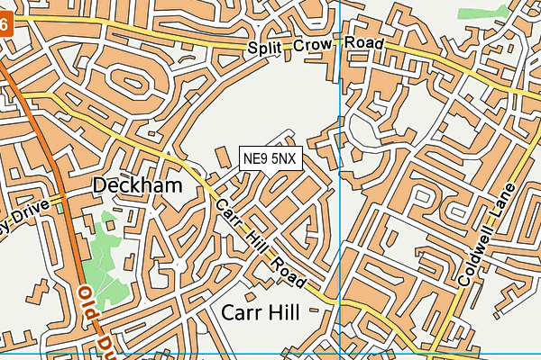 NE9 5NX map - OS VectorMap District (Ordnance Survey) NE9 5NX map - OS VectorMap District (Ordnance Survey)