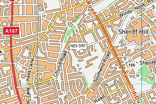 NE9 5RP map - OS VectorMap District (Ordnance Survey) NE9 5RP map - OS VectorMap District (Ordnance Survey)