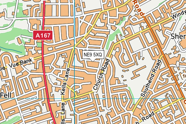 NE9 5XQ map - OS VectorMap District (Ordnance Survey) NE9 5XQ map - OS VectorMap District (Ordnance Survey)