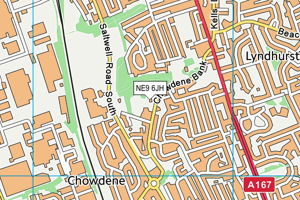 NE9 6JH map - OS VectorMap District (Ordnance Survey) NE9 6JH map - OS VectorMap District (Ordnance Survey)