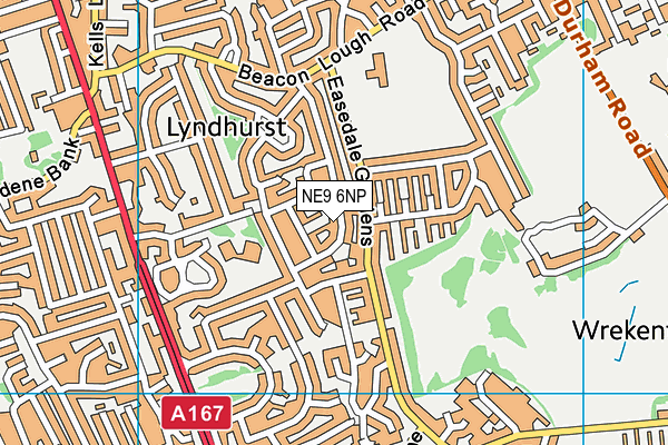 NE9 6NP map - OS VectorMap District (Ordnance Survey) NE9 6NP map - OS VectorMap District (Ordnance Survey)