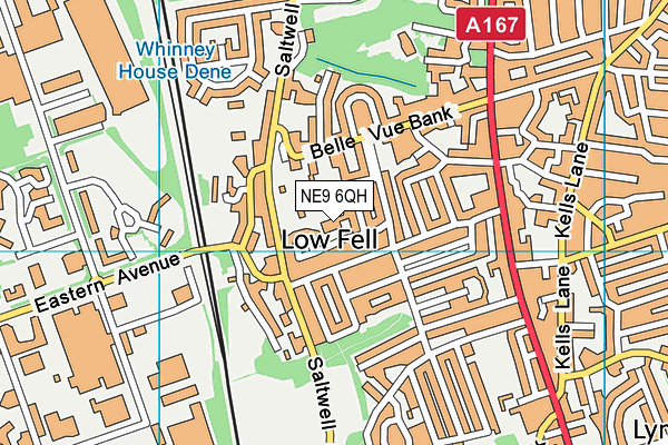 NE9 6QH map - OS VectorMap District (Ordnance Survey) NE9 6QH map - OS VectorMap District (Ordnance Survey)
