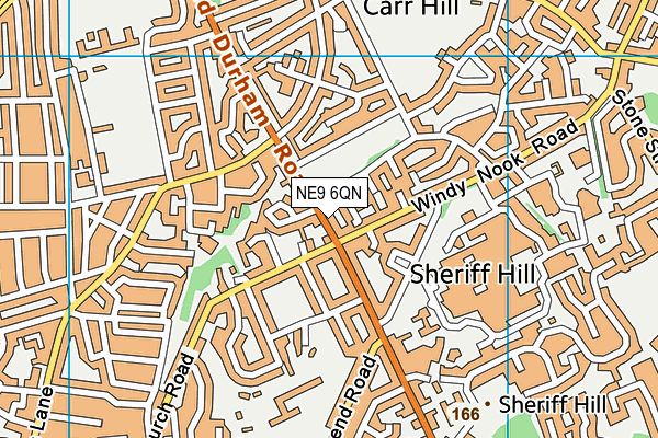 NE9 6QN map - OS VectorMap District (Ordnance Survey) NE9 6QN map - OS VectorMap District (Ordnance Survey)
