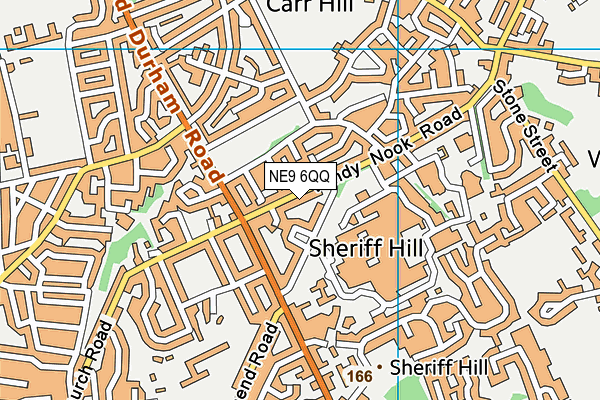 NE9 6QQ map - OS VectorMap District (Ordnance Survey) NE9 6QQ map - OS VectorMap District (Ordnance Survey)