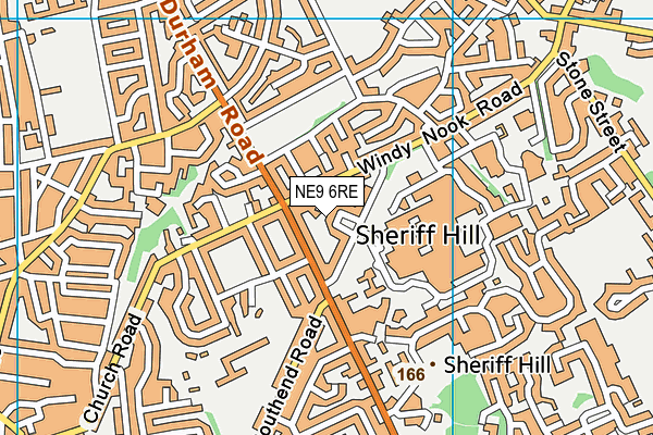 NE9 6RE map - OS VectorMap District (Ordnance Survey) NE9 6RE map - OS VectorMap District (Ordnance Survey)