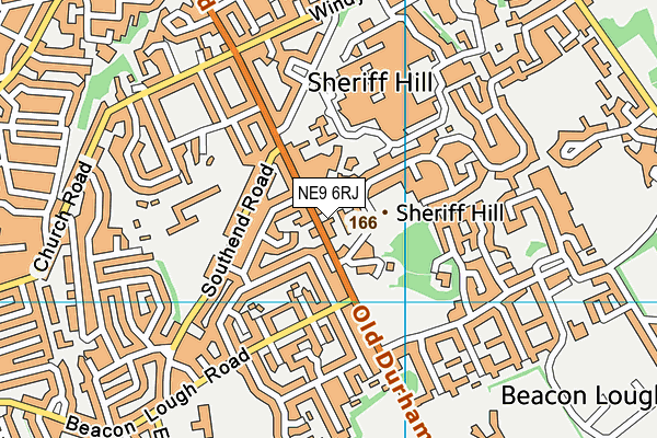 NE9 6RJ map - OS VectorMap District (Ordnance Survey) NE9 6RJ map - OS VectorMap District (Ordnance Survey)
