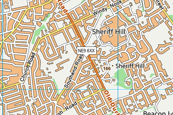 NE9 6XX map - OS VectorMap District (Ordnance Survey) NE9 6XX map - OS VectorMap District (Ordnance Survey)
